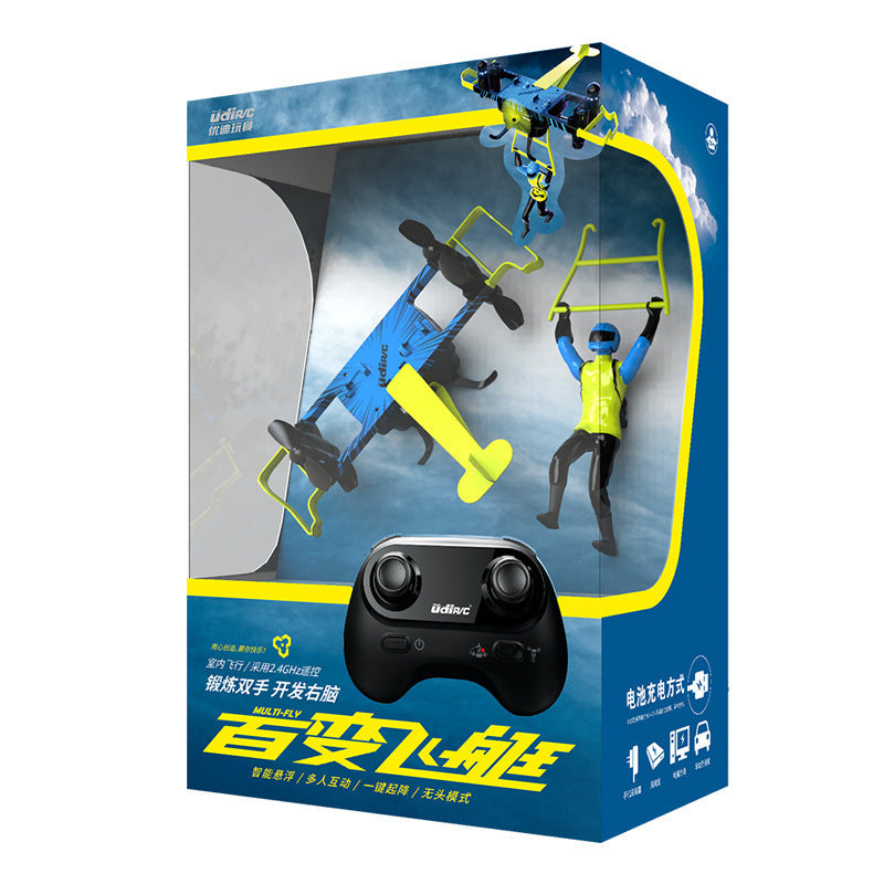 Mini Four-axis Drone With Fixed Height And Long-distance Remote Control Plane Trapeze Stunt Toy