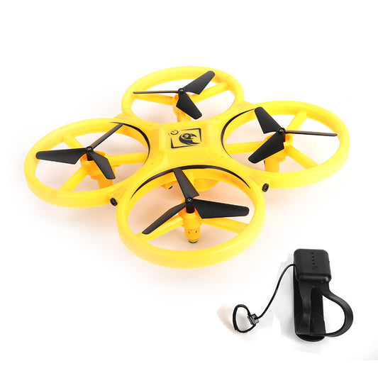 Watch Remote Sensing SmartFour-Axis Drone Air Pressure Fixed Height Somatosensory Mini Flying Ball UFO