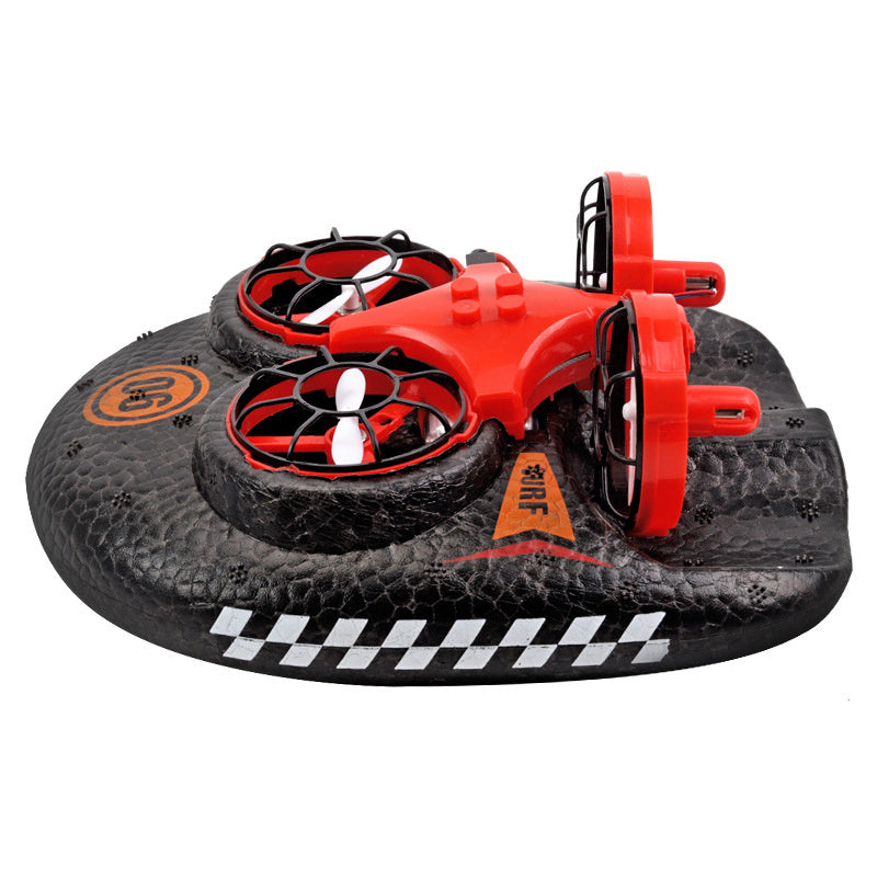 RC Båt vatten land och luft fyra axlar flygplan hovercraft tre-i-ett multi-funktion leksak en-knapp Tumbling Mini Drone