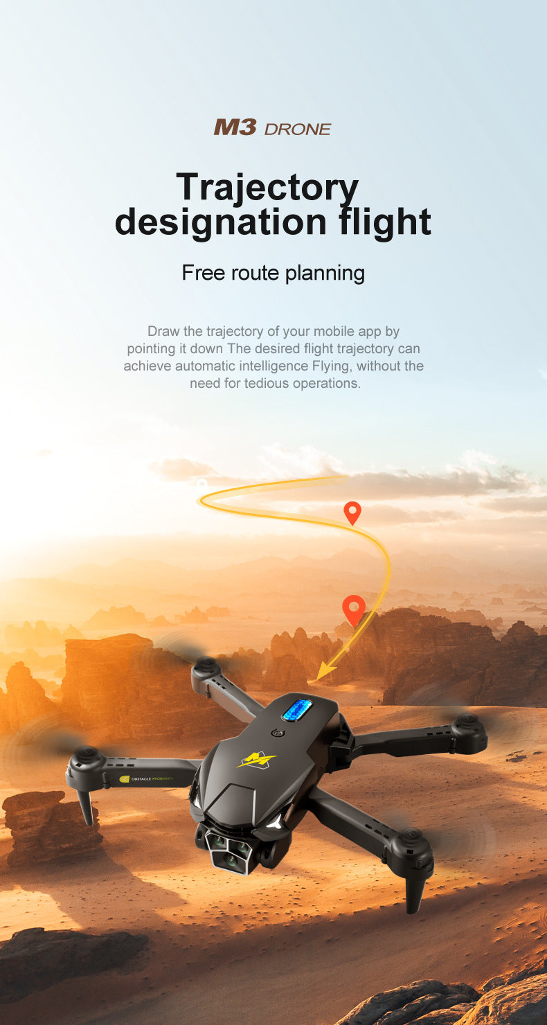 M3 Optical Flow Positioning UAV Three-camera HD Aerial Photography Folding