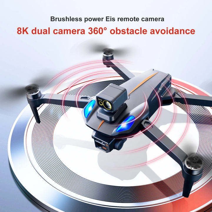 K911 Max Drone 360 Degree Laser Obstacle Avoidance GPS HD Aerial Photography 8K