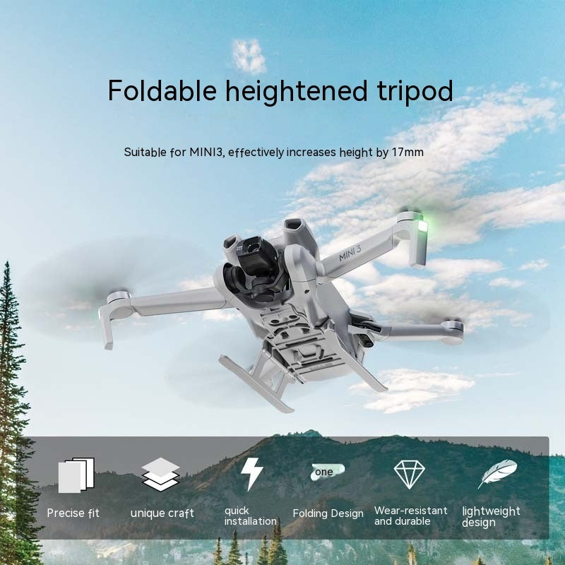 DJI Mini 3 Foldable Tripod Height Increasing Landing Gear