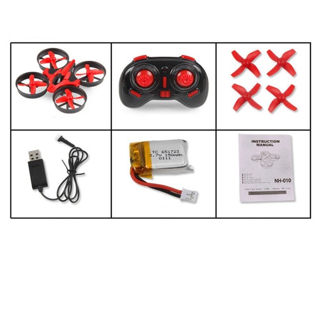 Fjärrkontroll mini quadcopter med skyddande ring fjärrkontroll drone anti-fall fjärrkontroll flygplan barn leksaker