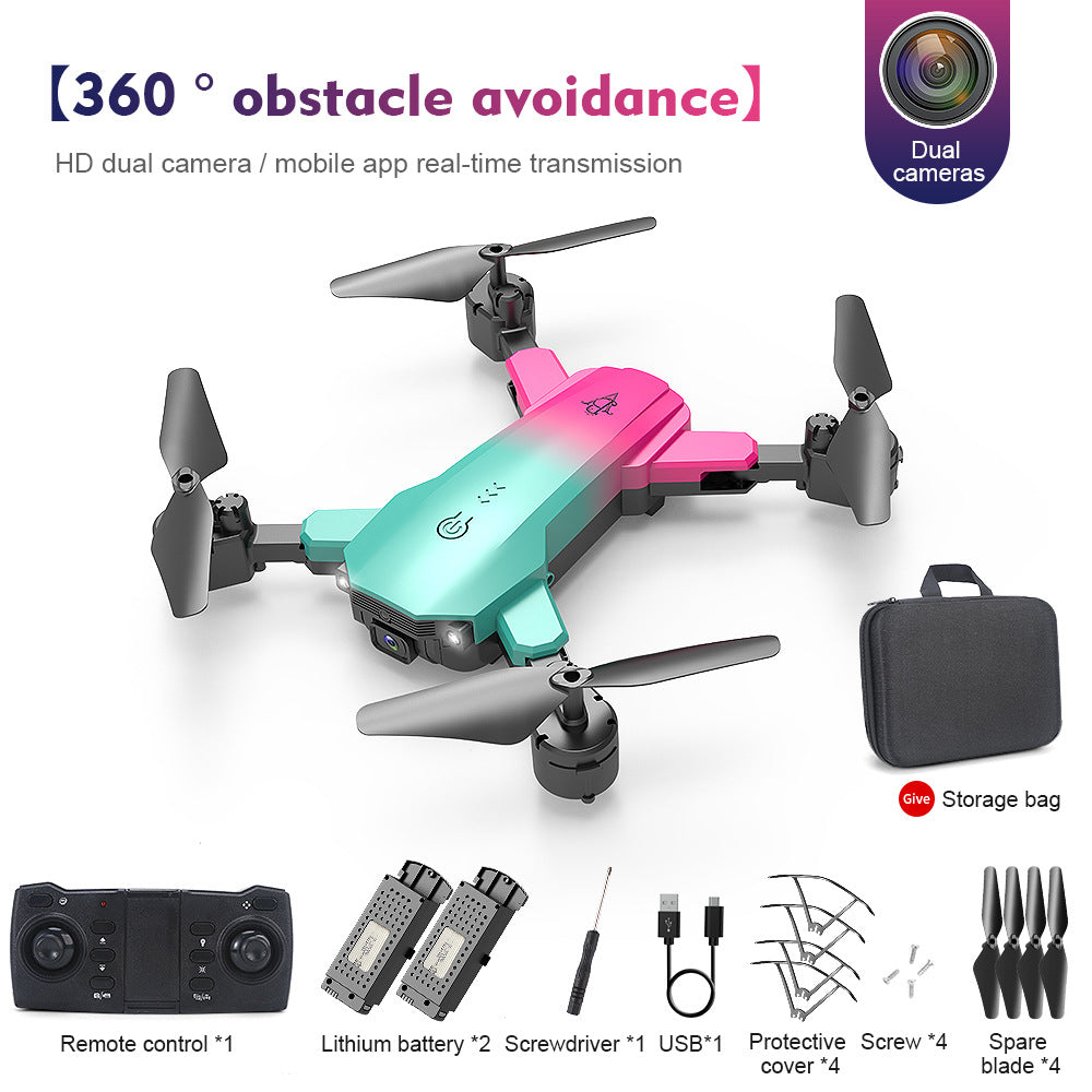 New Cross-border Four-axis Aircraft Optical Flow Obstacle Avoidance UAV Long Endurance HD Aerial Remote-control Aircraft Drone