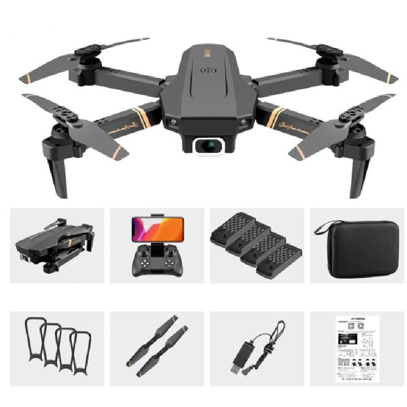 Dual Camera Drone 4K Remote Control  Aerial Photography Hd