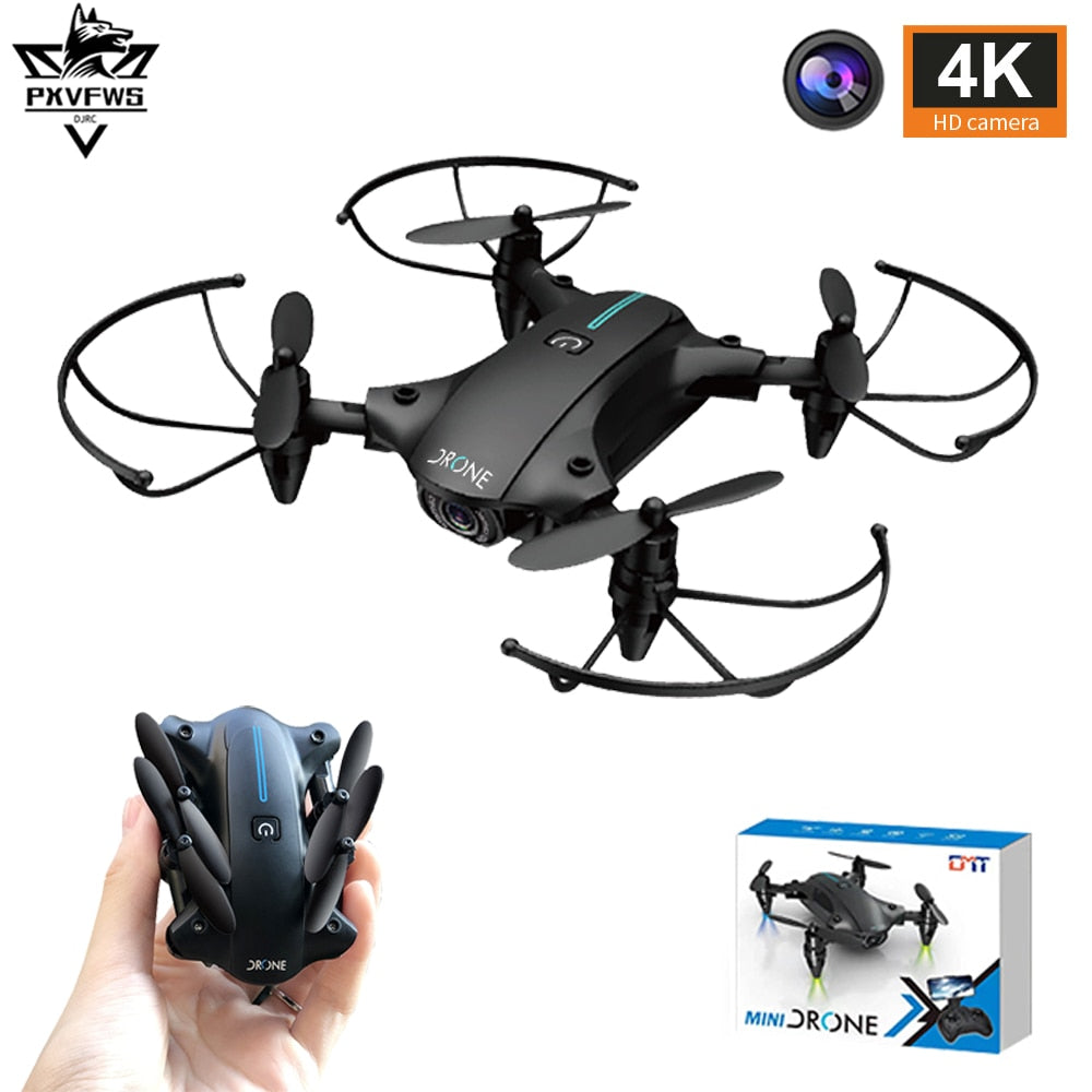 2022 H2 Mini Drone 4K HD Kamera WiFi Fpv Realtidsöverföring Vikbar Quadcopter Liten RC Dron Barnleksak Pojkar Barnpresent