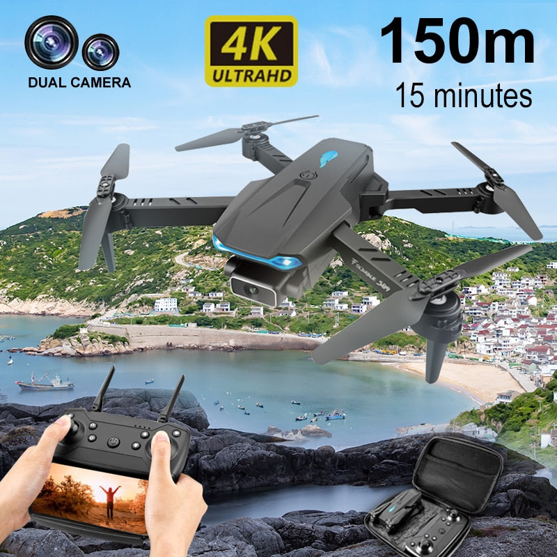 2022 Ny Mini Drone S89 pro 4k Professionell HD Dual Camera WiFi Fpv Drönare Höjdbevarande Rc Helikoptrar Quadcopter Leksaker