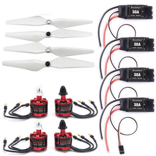 30A XXD 2-4S ESC med 3,5 mm kontakt 2212 920KV CW CCW borstlös motor 9450 propeller för F450 F550 S550 F550 multikopterdrönare