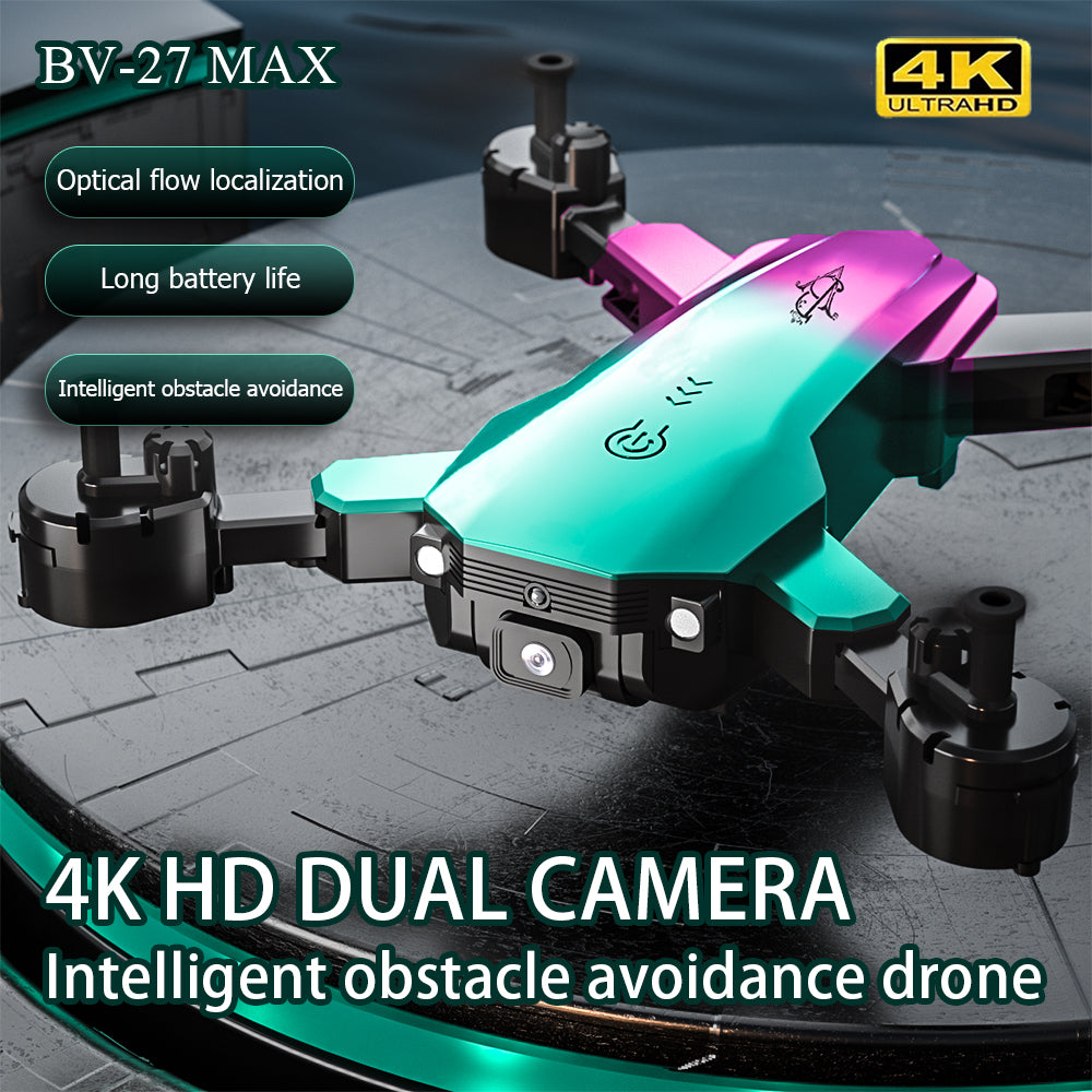 BV-27 MAX Drone 4k Professionell HD Dual Camera Drone Fpv Infraröd Hinder Undvikande Optisk bildstabilisering Quadcopter Dron