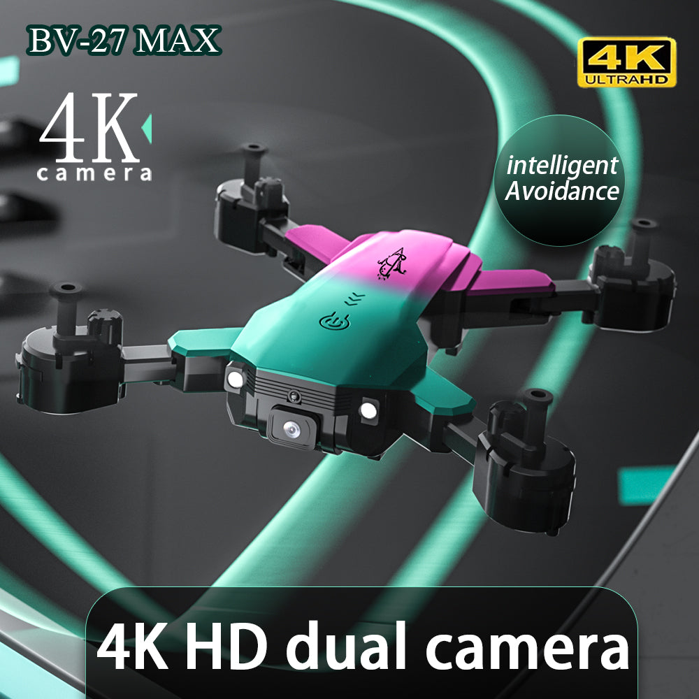 BV-27 MAX Drone 4k Professionell HD Dual Camera Drone Fpv Infraröd Hinder Undvikande Optisk bildstabilisering Quadcopter Dron