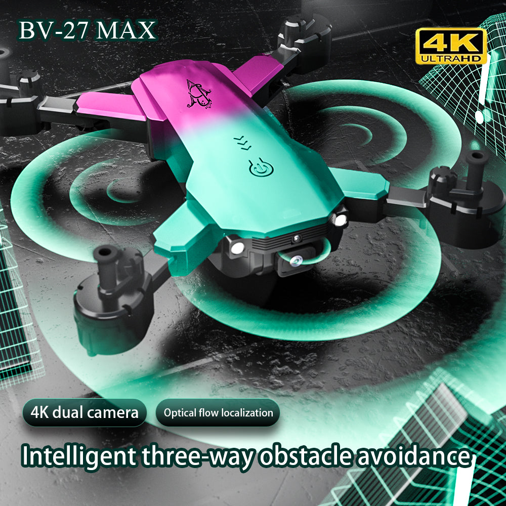 BV-27 MAX Drone 4k Professionell HD Dual Camera Drone Fpv Infraröd Hinder Undvikande Optisk bildstabilisering Quadcopter Dron