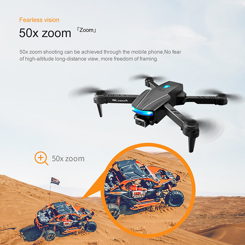 BV S85 Pro Rc Mini Drönare 4k Professionell HD Dubbla Kameror Fpv Drönare Infraröd Hinder Undvikande En Key Return Quadcopter Toy