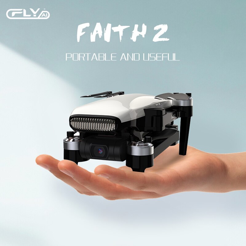 C-FLY Faith 2 Drone 4K GPS Professionell 3-axlig 5G Wifi FPV RC Helikopter 5000M Avstånd 500M Höjd Borstlös RC Quadcopter Dron