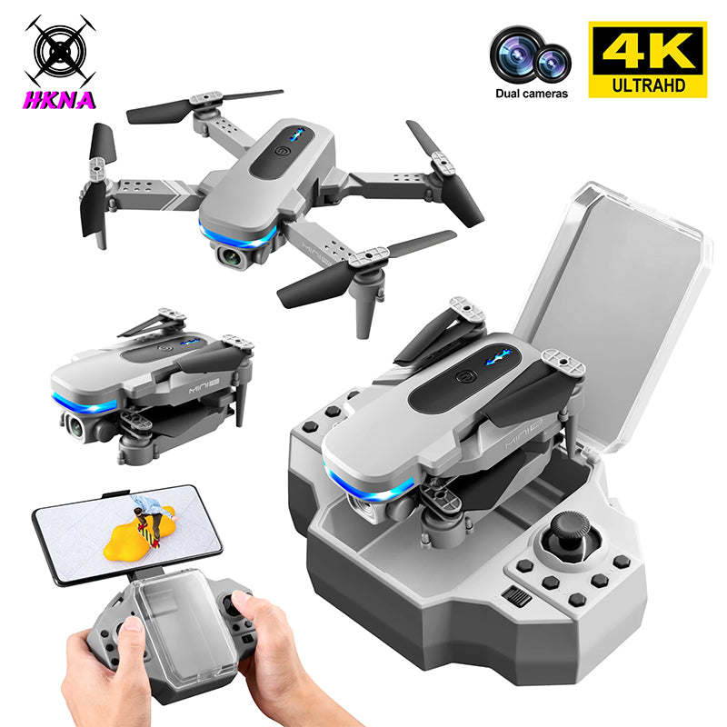 Ny KY910 Mini Drone 4K Professionell HD Dual Camera 2.4G Wifi FPV hopfällbar RC Quadcopter Flygfotoflygplan