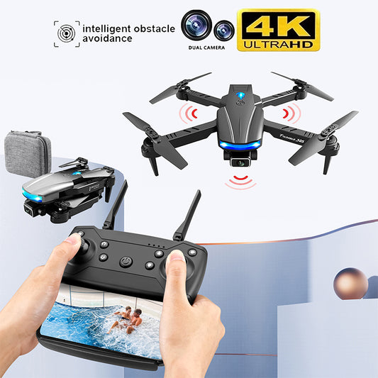 S85 Pro Drone 4k med Profesional HD Dual Camera Fpv Drone Infraröd Hinder Undvikande Höjd Håll en nyckel Retur Quadcopter Toy